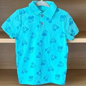 Disney Jumping Beans• Toddler Mickey Mouse Polo | Blue | 2T